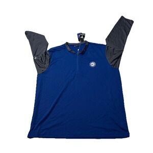 NBA 76ers Level Menswear Size 3XL  Mock Neck 1/4 Zip Long Sleeve Top